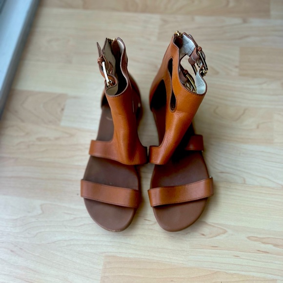 Michael Kors leather sandals  - flats - Picture 1 of 5